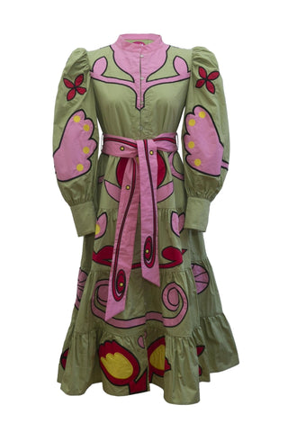 ZIRCON DRESS GREEN - CELIA B